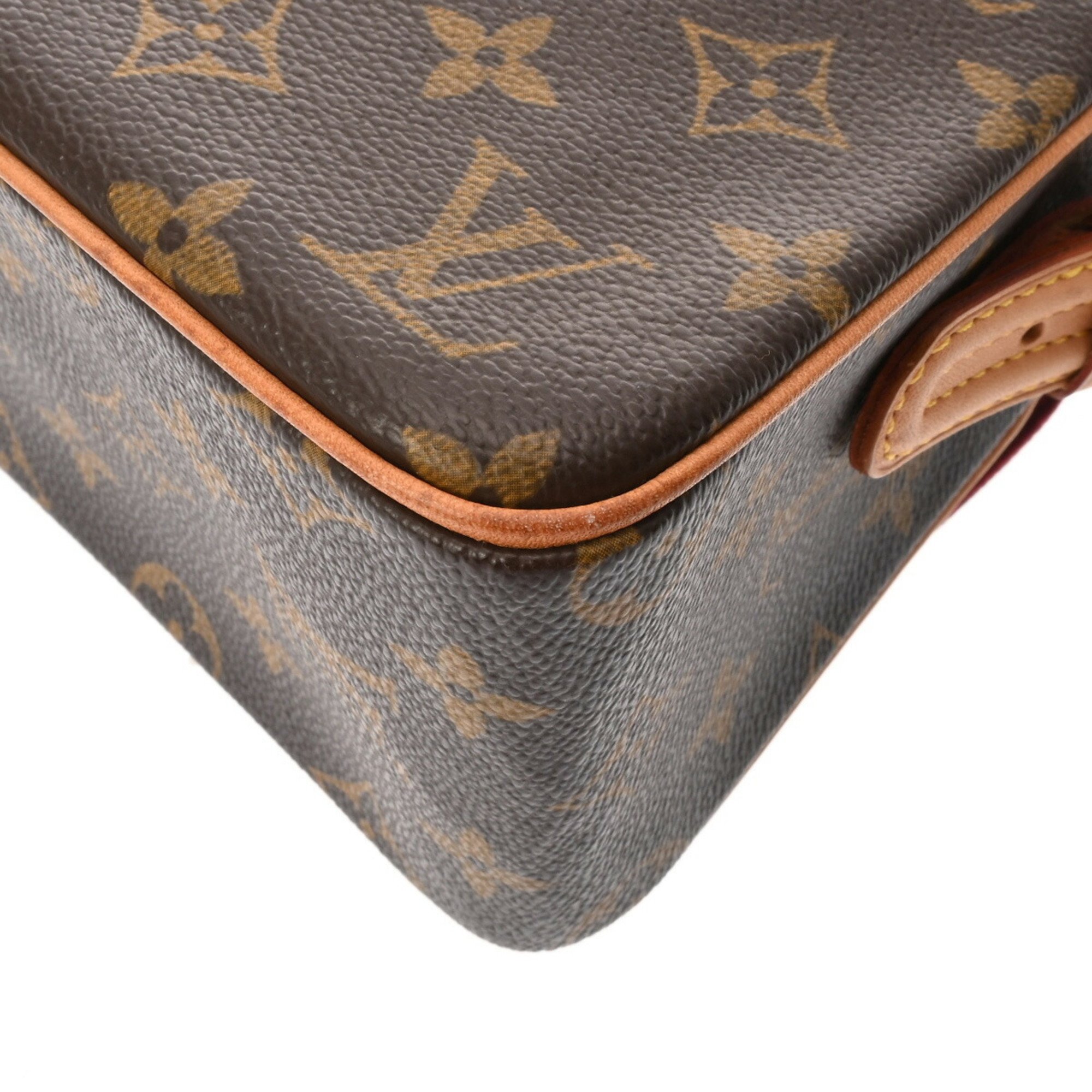 LOUIS VUITTON Louis Vuitton Monogram Vivacite MM Brown M51164 Women's Canvas Shoulder Bag