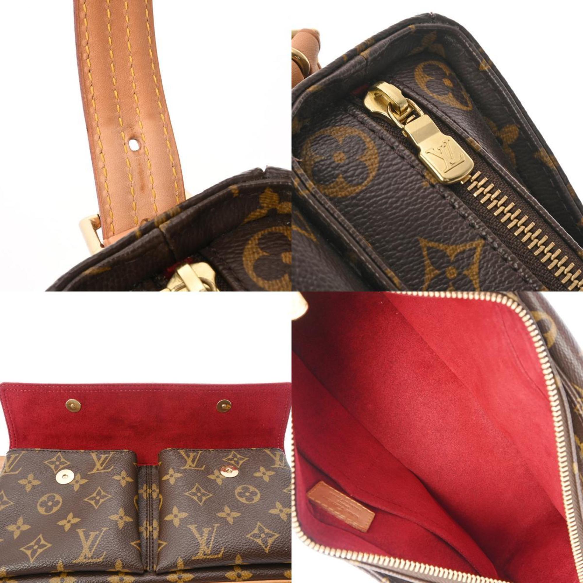 LOUIS VUITTON Louis Vuitton Monogram Vivacite MM Brown M51164 Women's Canvas Shoulder Bag