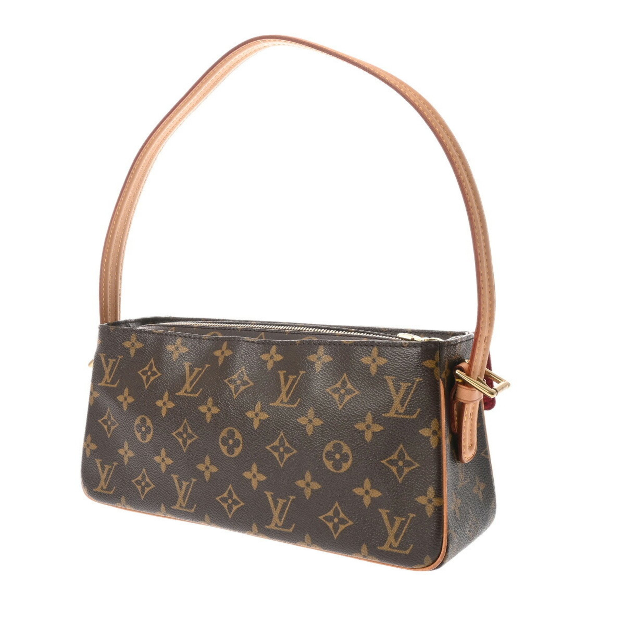 LOUIS VUITTON Louis Vuitton Monogram Vivacite MM Brown M51164 Women's Canvas Shoulder Bag