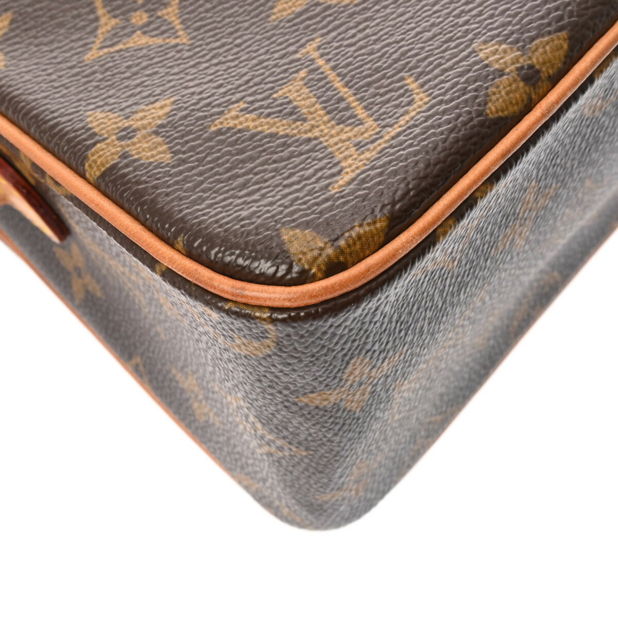 LOUIS VUITTON Louis Vuitton Monogram Vivacite MM Brown M51164 Women's Canvas Shoulder Bag