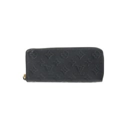 LOUIS VUITTON Louis Vuitton Monogram Empreinte Portefeuille Clemence Noir M60171 Women's Leather Long Wallet