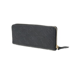 LOUIS VUITTON Louis Vuitton Monogram Empreinte Portefeuille Clemence Noir M60171 Women's Leather Long Wallet