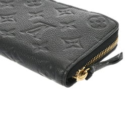 LOUIS VUITTON Louis Vuitton Monogram Empreinte Portefeuille Clemence Noir M60171 Women's Leather Long Wallet