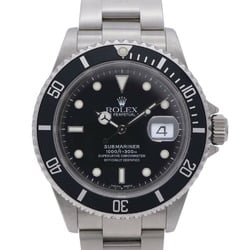 Rolex Submariner Date 16610 Automatic Watch Stainless Steel Black Dial 0220ROLEX Men's