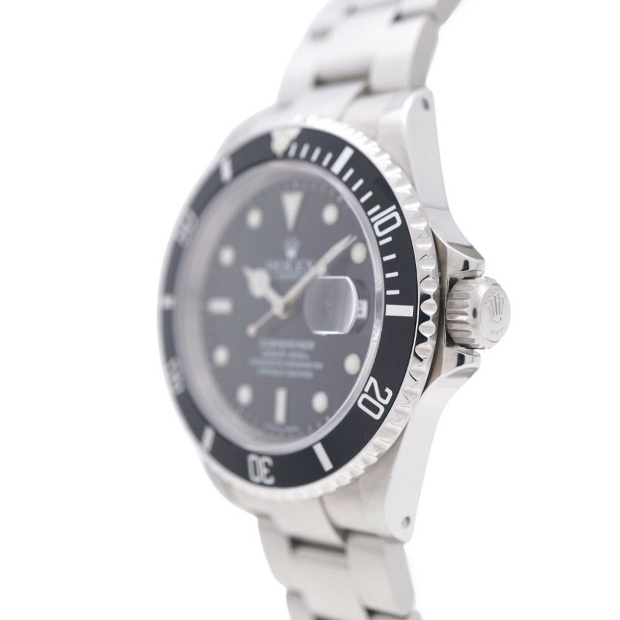 Rolex Submariner Date 16610 Automatic Watch Stainless Steel Black Dial 0220ROLEX Men's