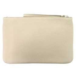 Bally TALKER.TSP Leather White Clutch Bag Second Pouch 2135BALLY