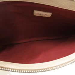 Bally TALKER.TSP Leather White Clutch Bag Second Pouch 2135BALLY