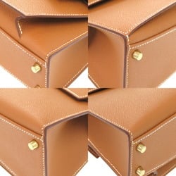 Hermes Kelly 20 Disorderly Outer Stitching Epsom Leather Gold B Stamp (Made in 2023) Shoulder Bag 0447 HERMES