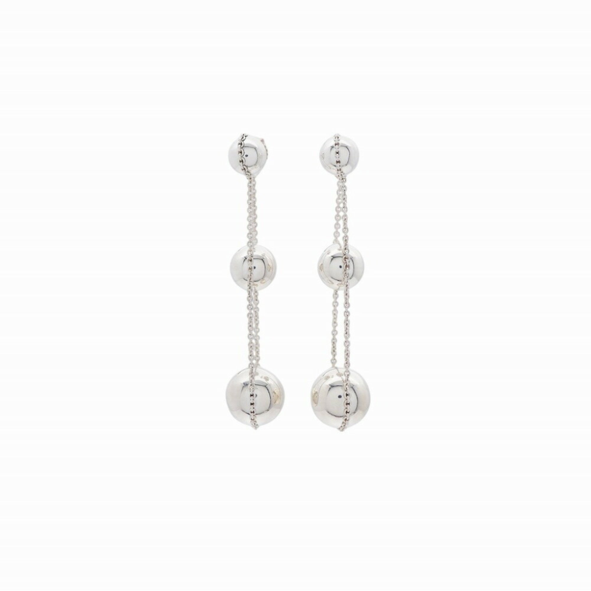 Tiffany HardWear Triple Drop Ball Earrings, 925 Silver, 0229TIFFANY&Co.