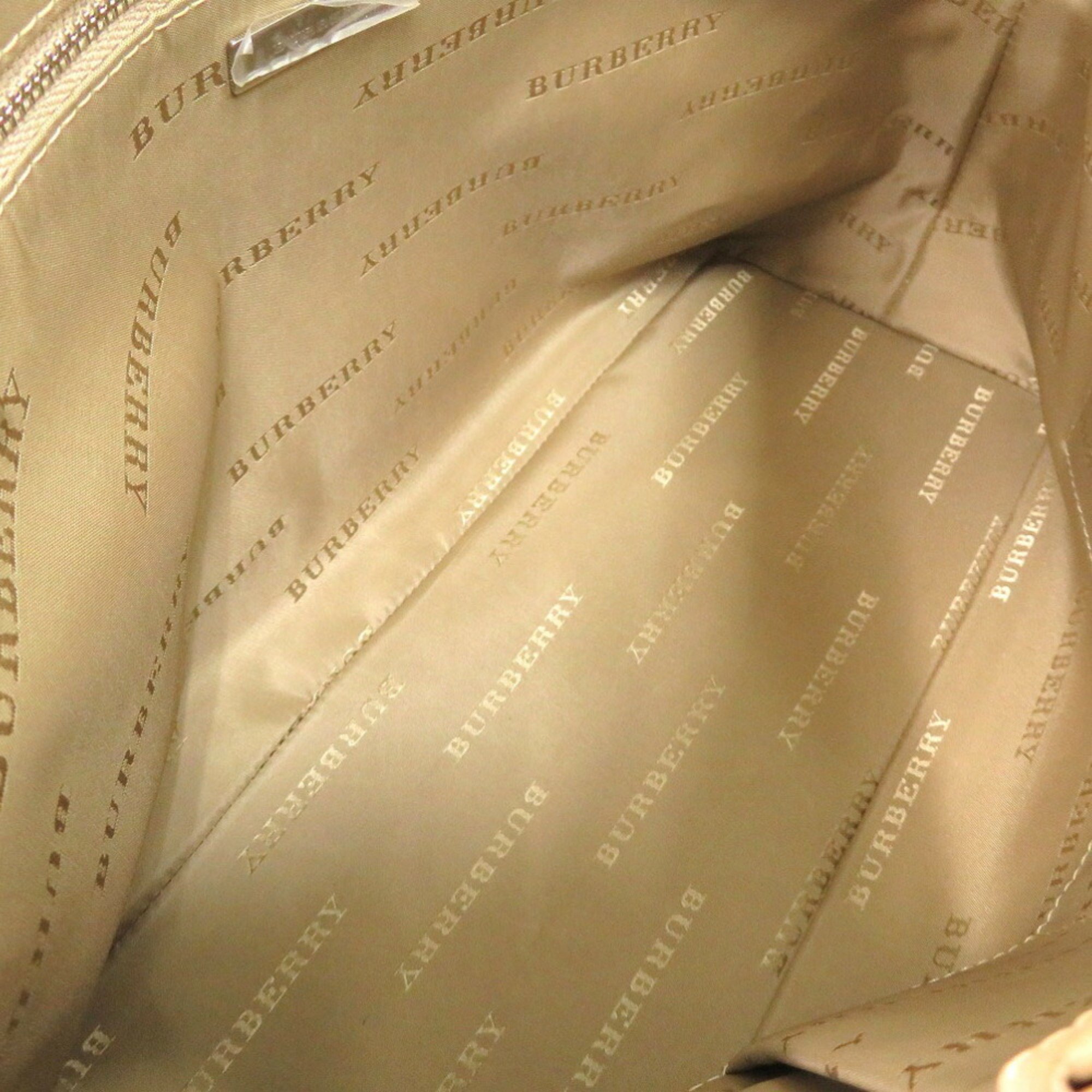 Burberry Handbag Canvas Beige 1791BURBERRY