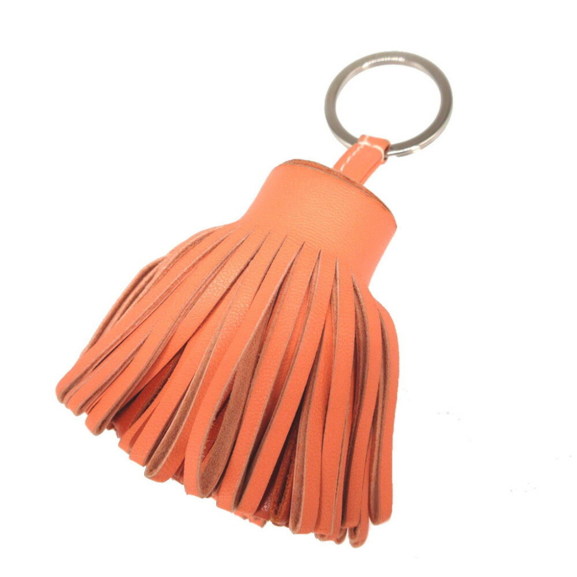 Hermes Carmen Agnès Milo Crevette Carnelian Bag Charm Keychain 1206HERMES