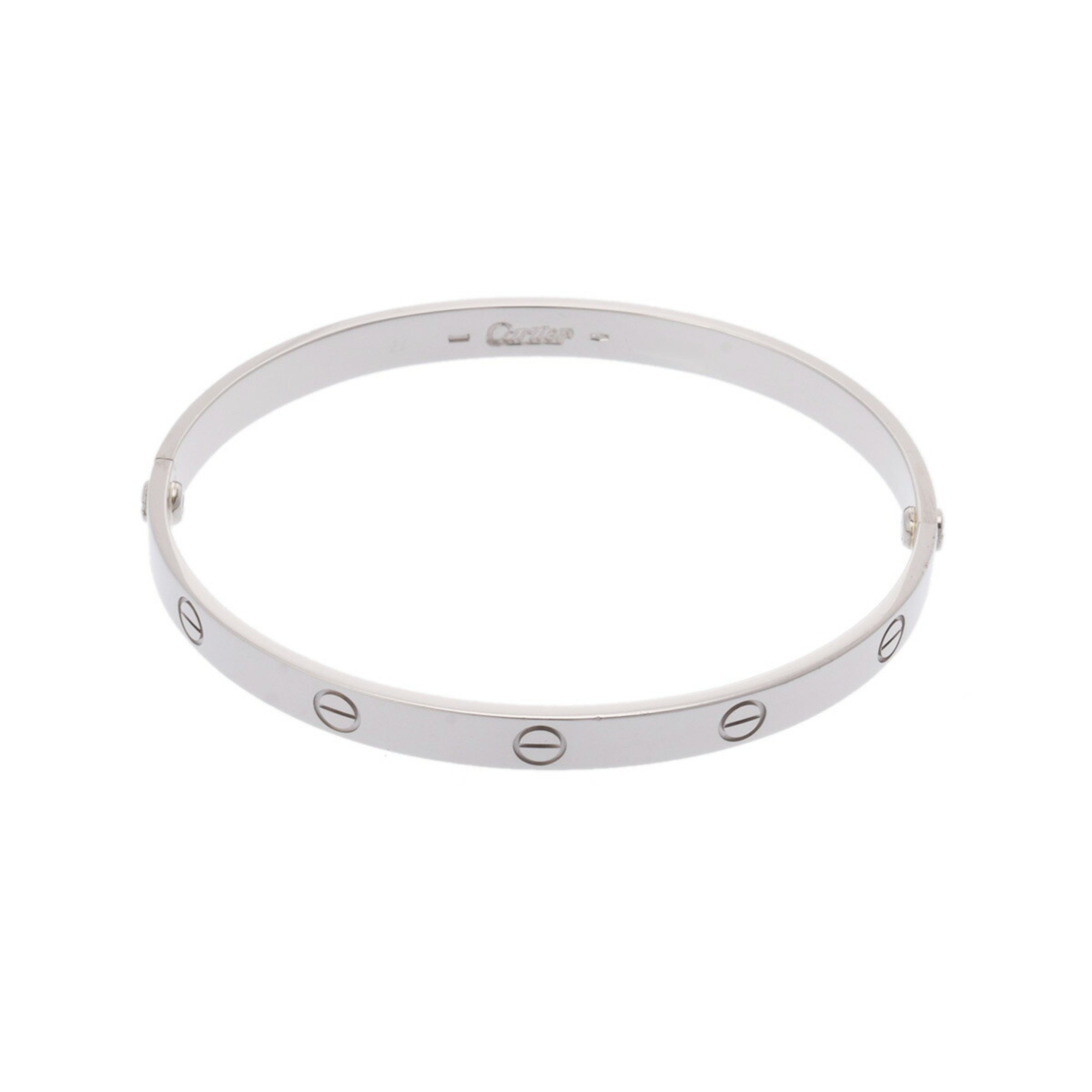 CARTIER Cartier Love Bracelet Men's White Gold