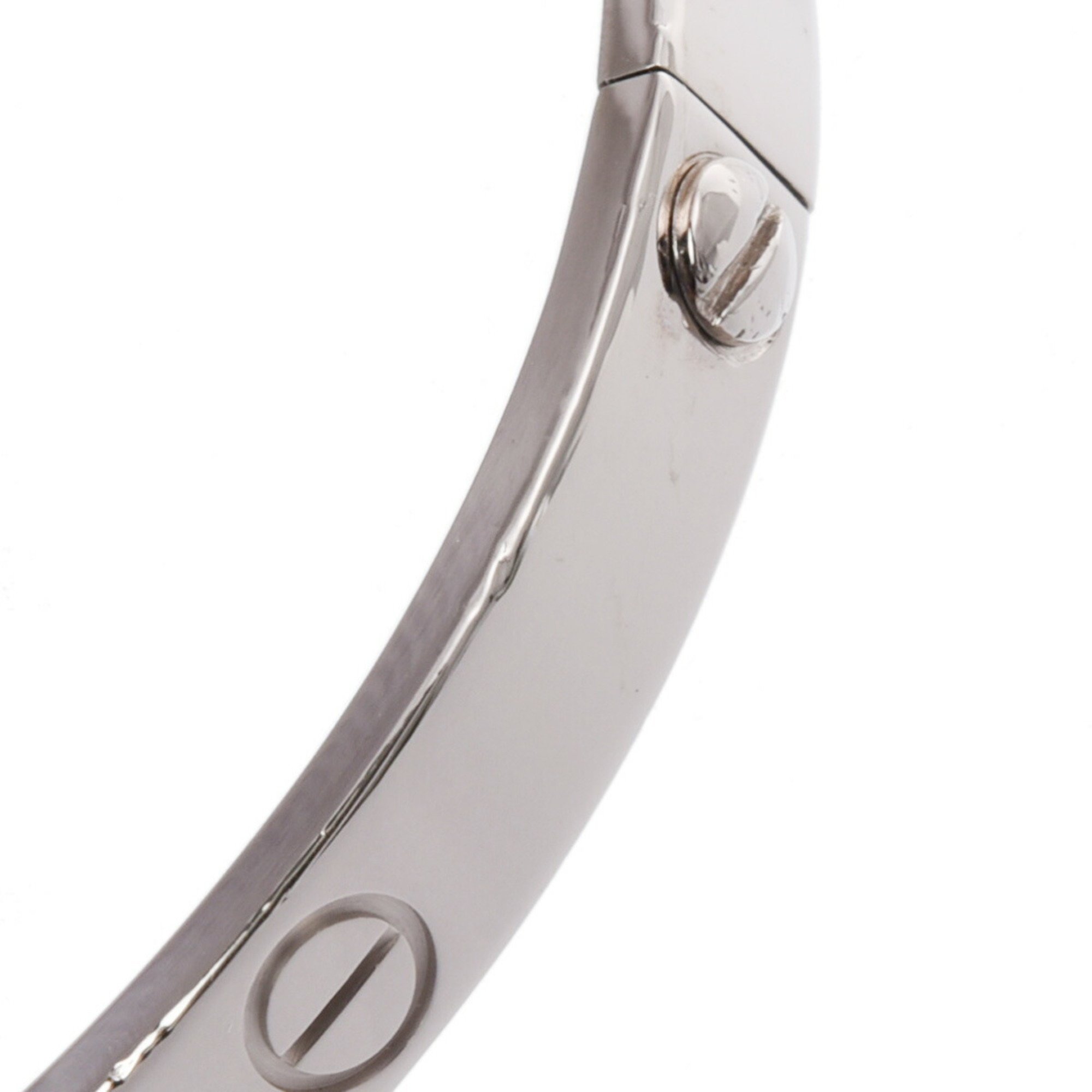 CARTIER Cartier Love Bracelet Men's White Gold