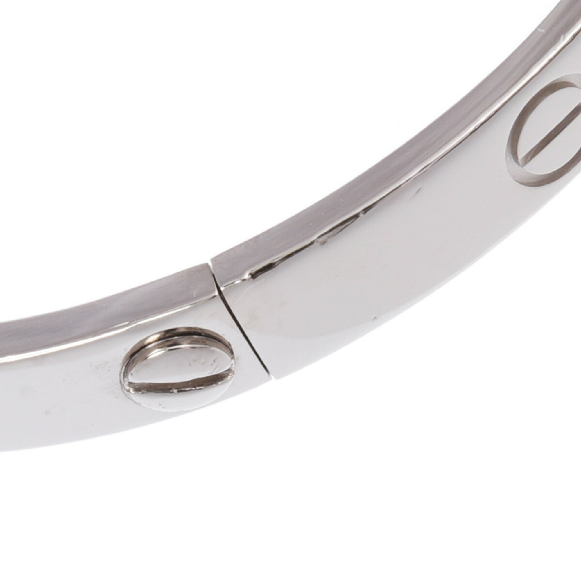 CARTIER Cartier Love Bracelet Men's White Gold