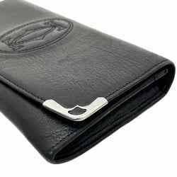 Cartier Long Wallet Marcello de Calf Leather Black L3001295 2C Stitch NN-13964