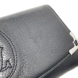 Cartier Long Wallet Marcello de Calf Leather Black L3001295 2C Stitch NN-13964