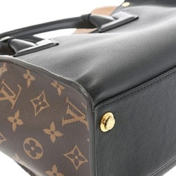 LOUIS VUITTON Louis Vuitton Monogram On My Side MM Noir M53823 Women's Leather Bag