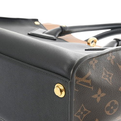 LOUIS VUITTON Louis Vuitton Monogram On My Side MM Noir M53823 Women's Leather Bag