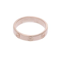 CARTIER Love Ring #47 Size 7 Women's K18 Pink Gold