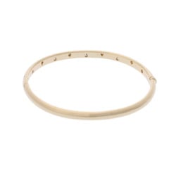 TIFFANY&Co. Tiffany Dots Bangle Diamond Women's K18 Yellow Gold Pt950 Platinum Bracelet