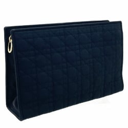 Christian Dior Pouch Cannage Nylon Black Stitch Tick C.Dior HH-13876