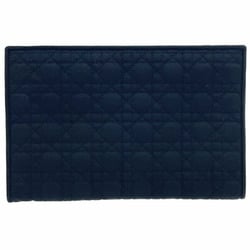 Christian Dior Pouch Cannage Nylon Black Stitch Tick C.Dior HH-13876