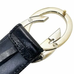 Gucci Belt Interlocking G Men's Leather Black Size 80cm 132211 GUCCI GG Mark ASK-13872