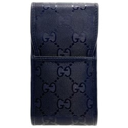 Gucci Cigarette Case GG Imprime PVC Leather Navy 181716 GUCCI iQOS THN-9796