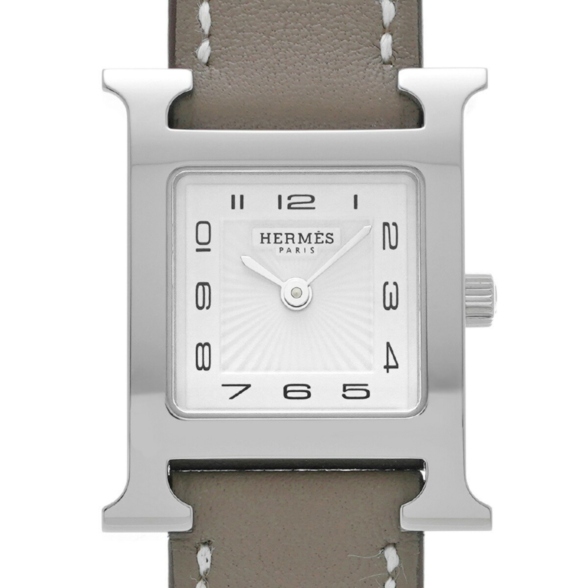 Hermes HH1.210 White Ladies Watch Quartz