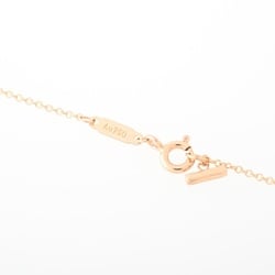 Tiffany T Smile Necklace Small K18PG 45.5cm E-156585