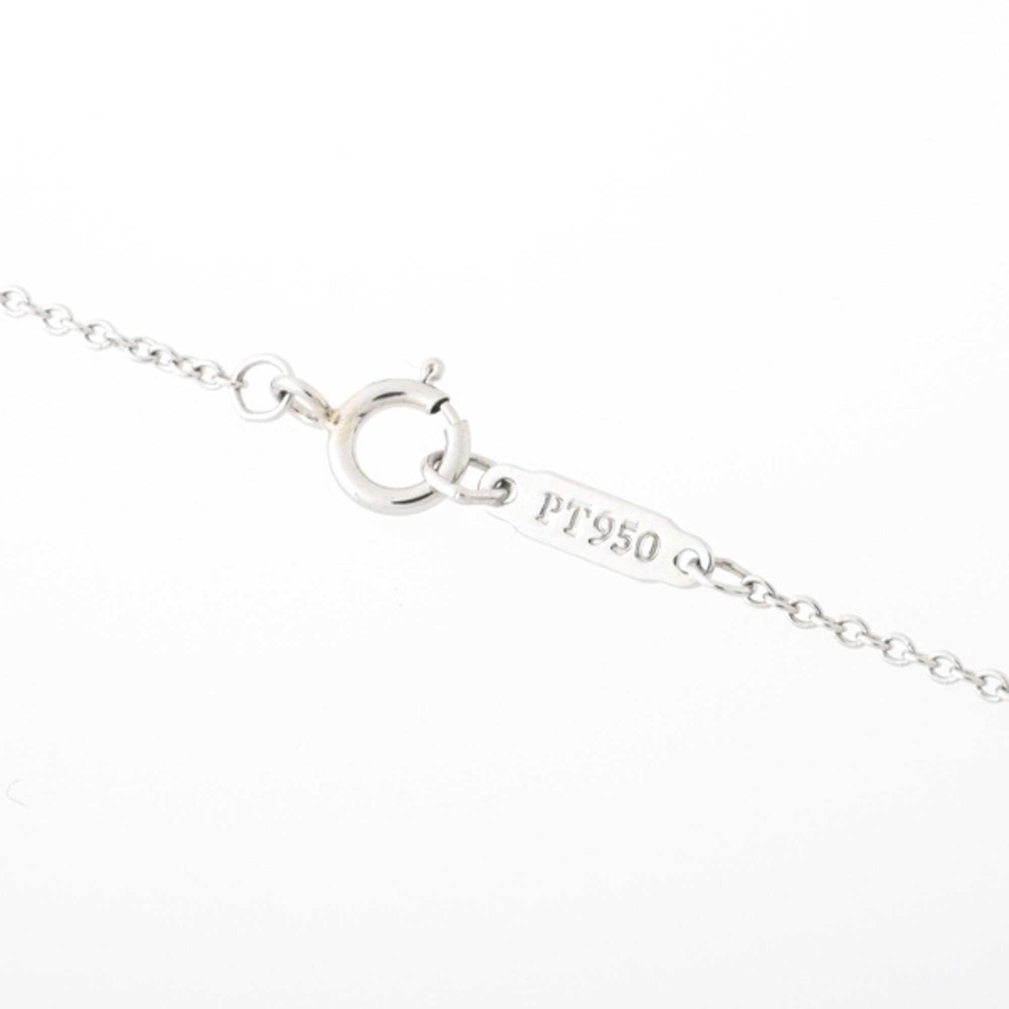 Tiffany TIFFANY&Co. Circlet Necklace Diamond Pt950 40.5cm L-156643