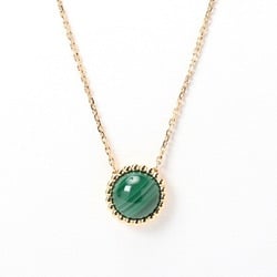 Van Cleef & Arpels Perlée Couleurs Pendant Necklace VCARP4DM00 Malachite Au750 K18YG 42cm L-156637