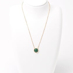 Van Cleef & Arpels Perlée Couleurs Pendant Necklace VCARP4DM00 Malachite Au750 K18YG 42cm L-156637