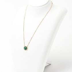 Van Cleef & Arpels Perlée Couleurs Pendant Necklace VCARP4DM00 Malachite Au750 K18YG 42cm L-156637