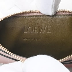 Loewe Coin Card Holder Case C660Z40X04 Pink Beige T-156821