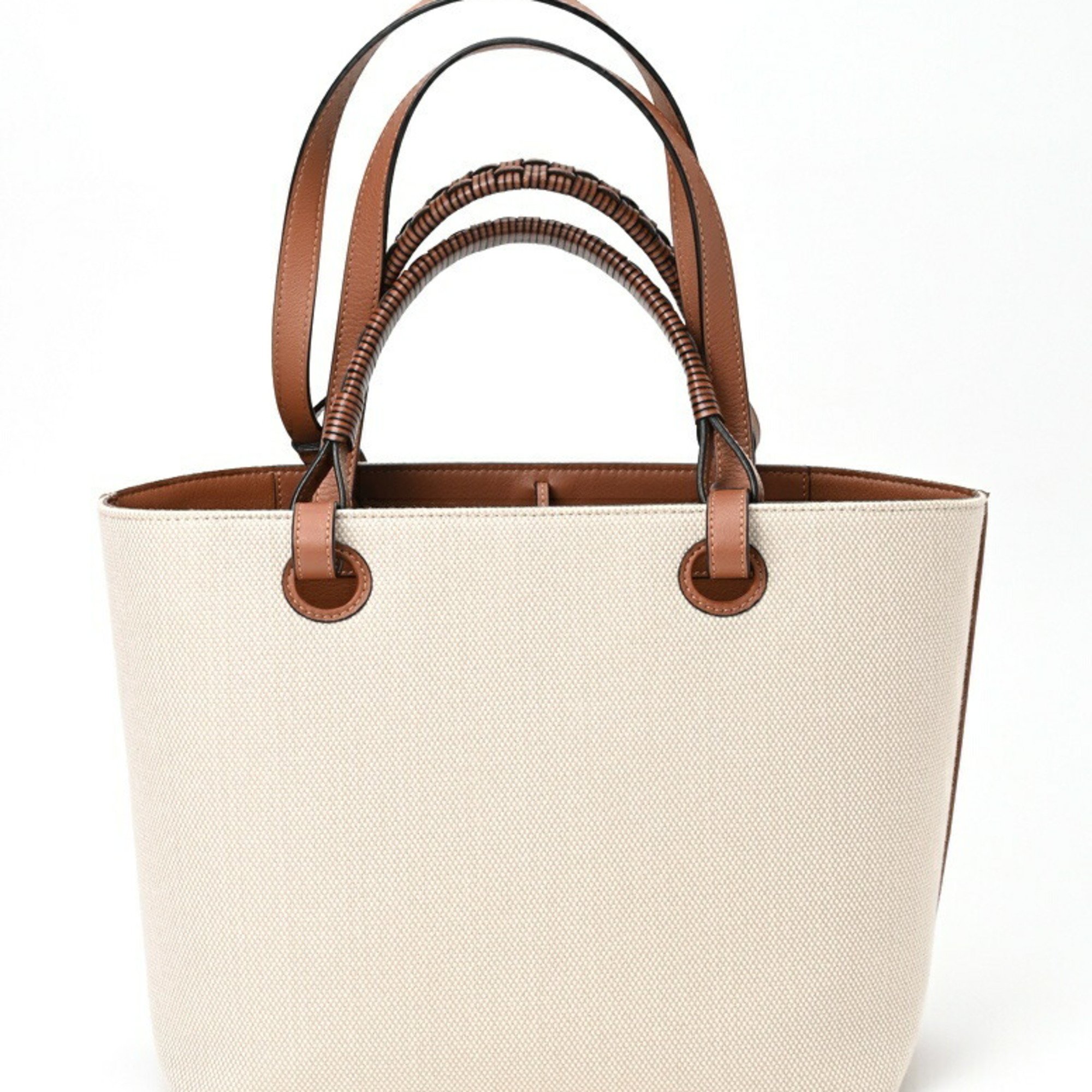 LOEWE Anagram Tote Bag Small A717S72X06 Ecru Tan T-156818