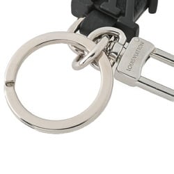 Louis Vuitton LOUIS VUITTON Keychain Dragonne Aerogram Keyring M01194 Leather Black S-156667