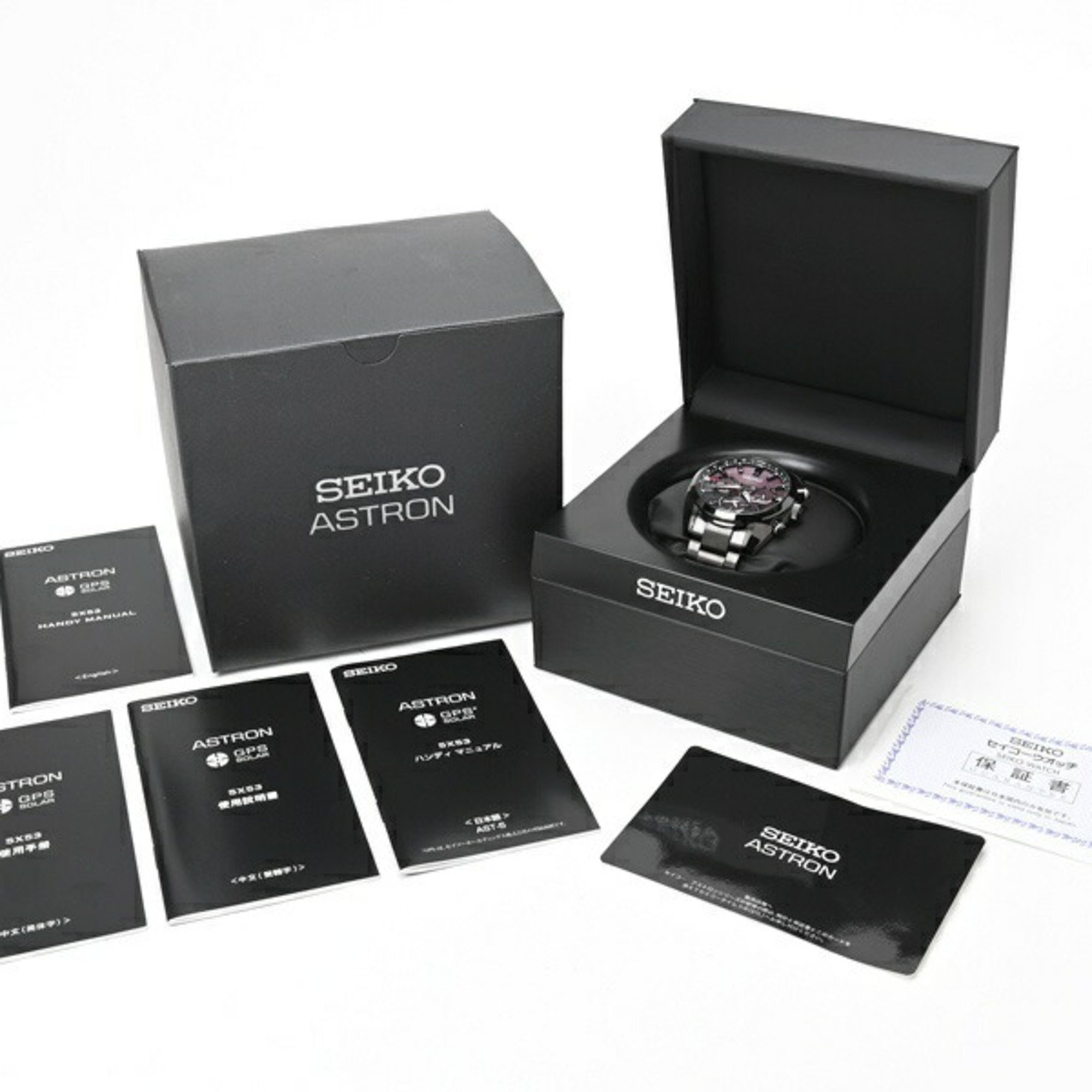 Seiko Astron Watch SBXC083 5X53-0BC0 GPS Solar 140th Anniversary Limited Edition A-156791