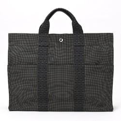 Hermes HERMES Air Line MM Handbag Tote Bag Canvas Gray E-156589