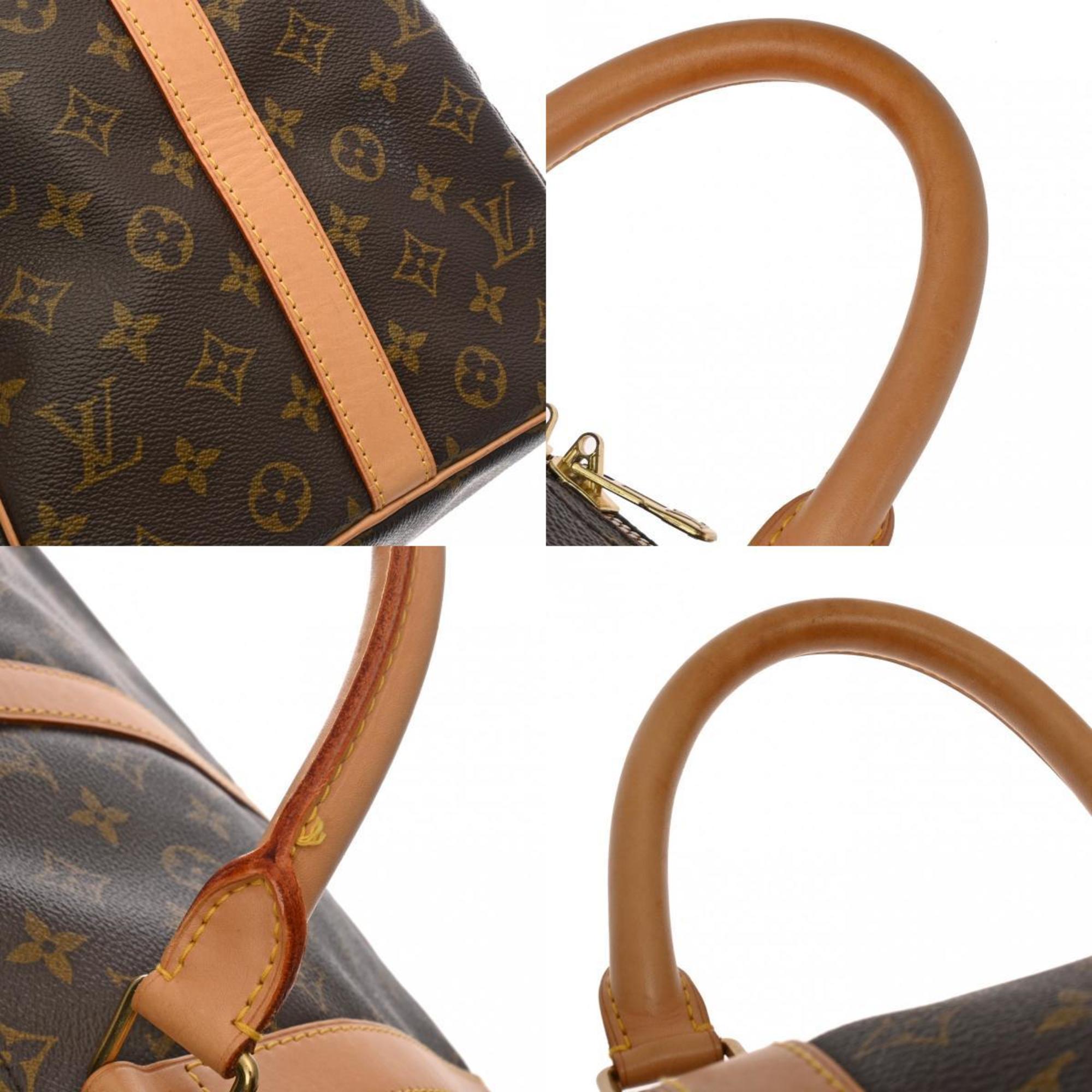 LOUIS VUITTON Louis Vuitton Monogram Keepall Bandouliere 50 Brown M41416 Unisex Canvas Boston Bag