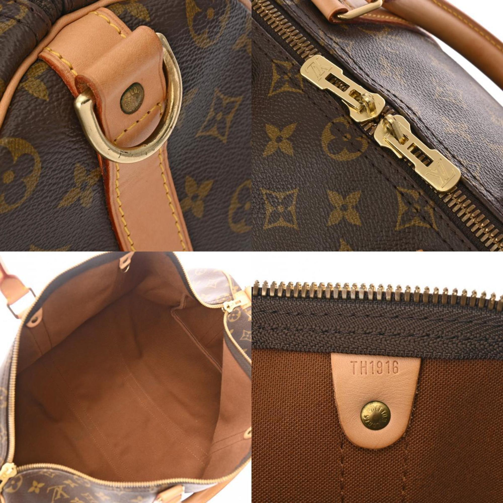 LOUIS VUITTON Louis Vuitton Monogram Keepall Bandouliere 50 Brown M41416 Unisex Canvas Boston Bag