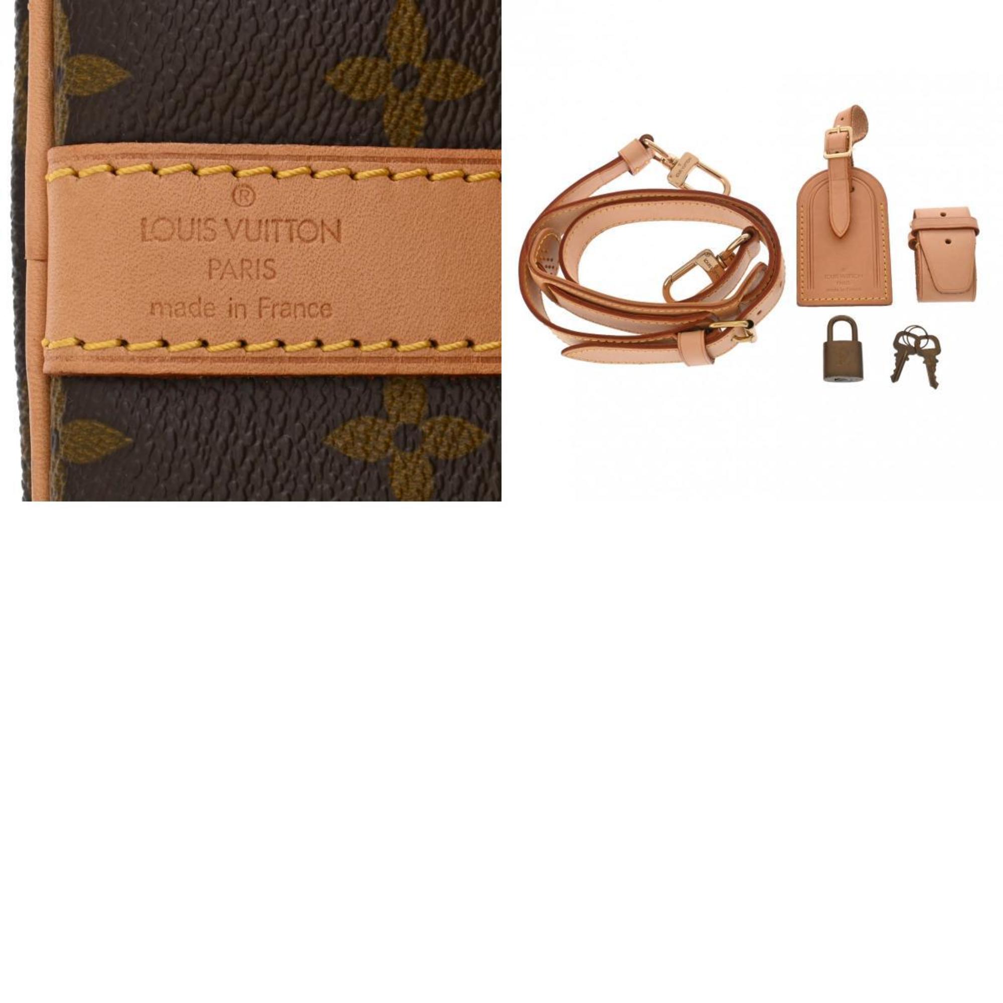 LOUIS VUITTON Louis Vuitton Monogram Keepall Bandouliere 50 Brown M41416 Unisex Canvas Boston Bag