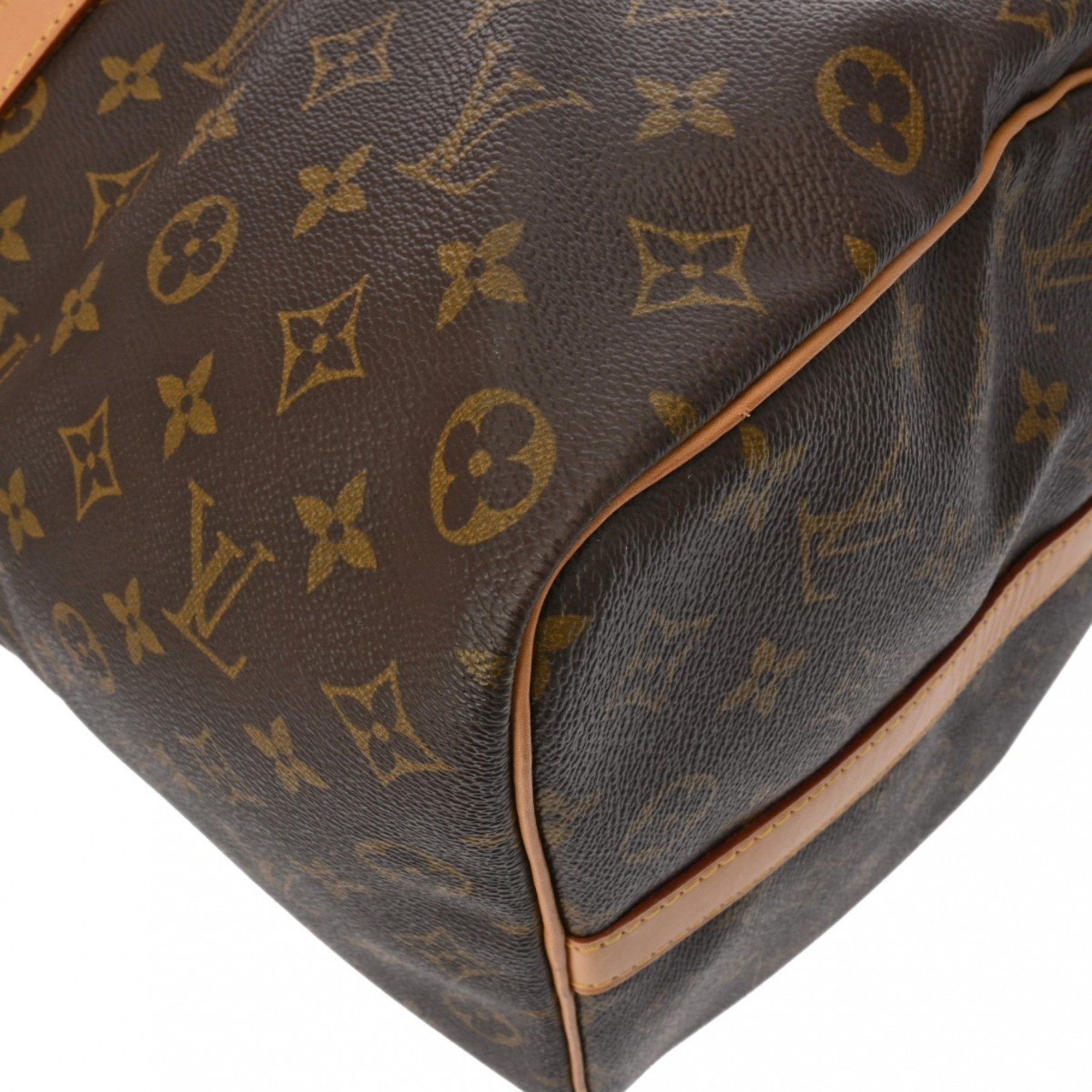 LOUIS VUITTON Louis Vuitton Monogram Keepall Bandouliere 50 Brown M41416 Unisex Canvas Boston Bag