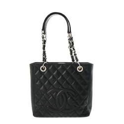 CHANEL Chanel Matelasse PST Petite Tote Black A50994 Women's Caviar Skin Bag