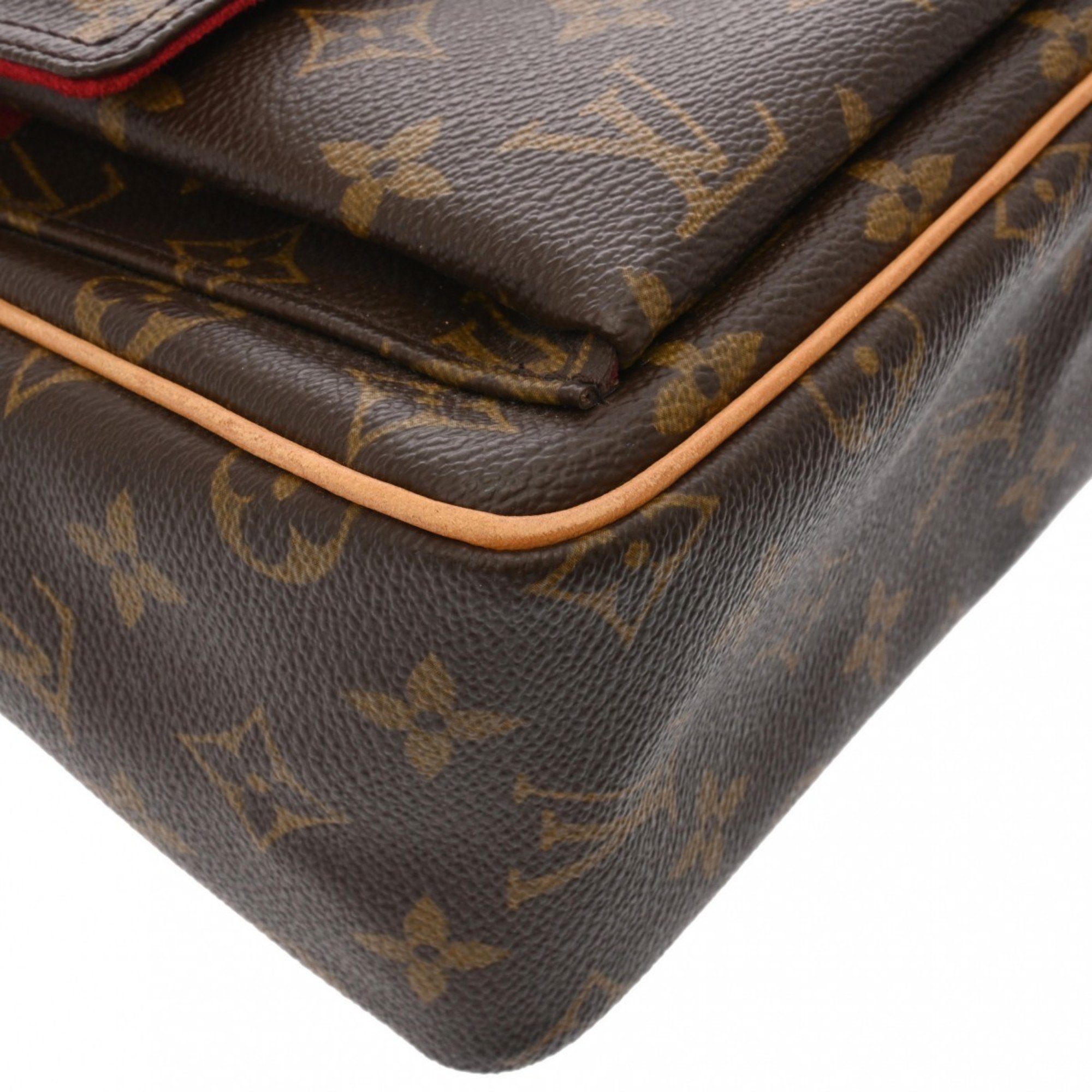 LOUIS VUITTON Louis Vuitton Monogram Vivacite PM Brown M51165 Women's Canvas Shoulder Bag