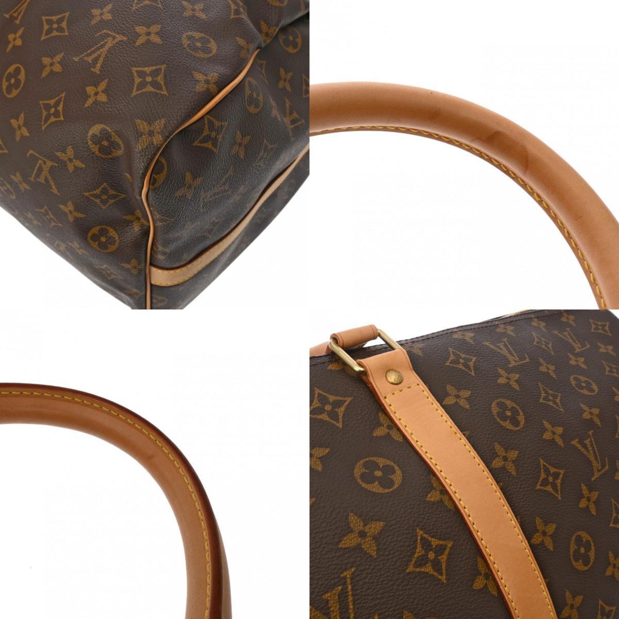 LOUIS VUITTON Louis Vuitton Monogram Keepall Bandouliere 60 Brown M41412 Unisex Canvas Boston Bag