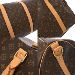 LOUIS VUITTON Louis Vuitton Monogram Keepall Bandouliere 60 Brown M41412 Unisex Canvas Boston Bag