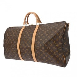 LOUIS VUITTON Louis Vuitton Monogram Keepall Bandouliere 60 Brown M41412 Unisex Canvas Boston Bag