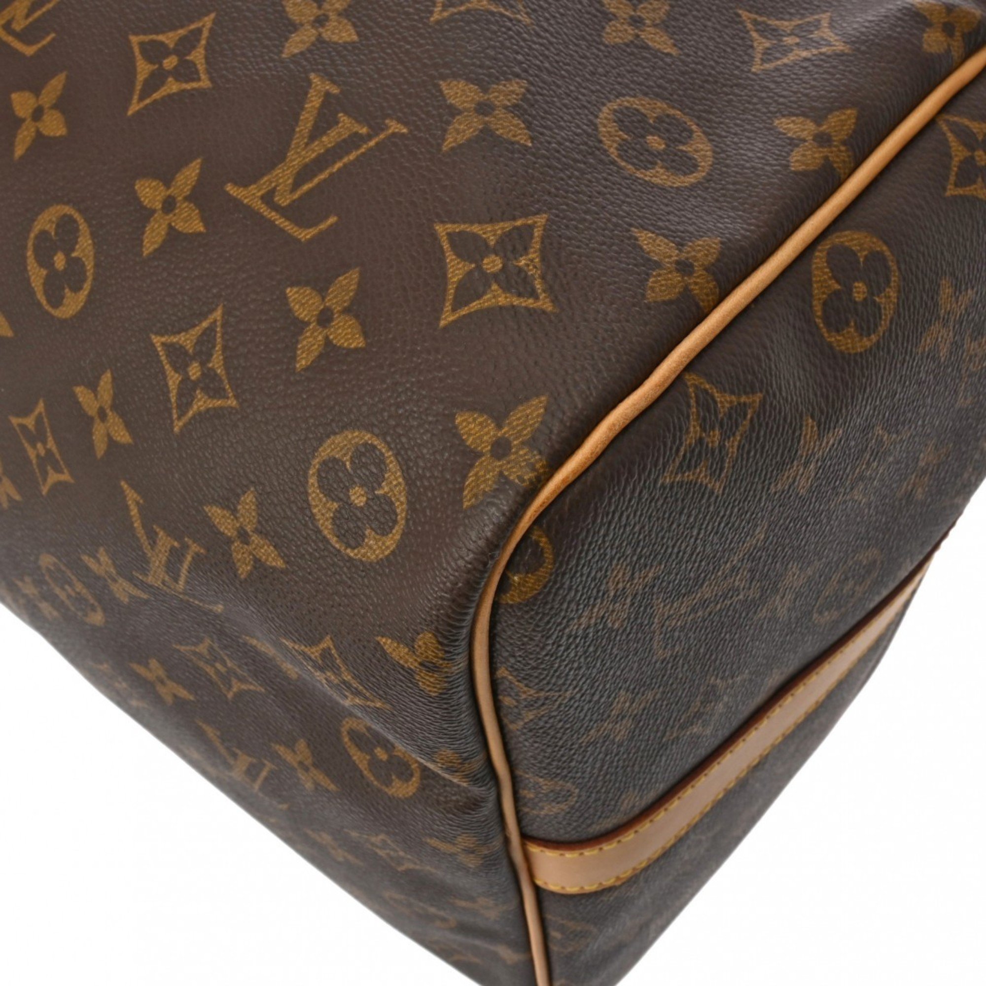 LOUIS VUITTON Louis Vuitton Monogram Keepall Bandouliere 60 Brown M41412 Unisex Canvas Boston Bag