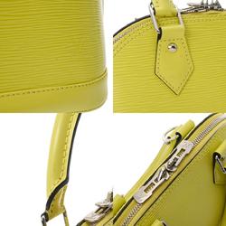 LOUIS VUITTON Louis Vuitton Epi Alma BB Bag Jaune Cedra M57446 Women's Leather Handbag